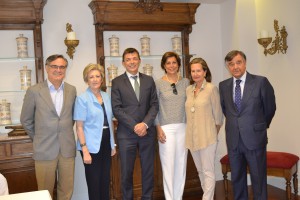 Visita del rector de la Universidad Complutense al COFM