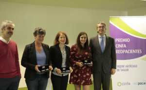 Cinfa y Redpacientes entregan sus II Premios al Mejor Artculo de Salud