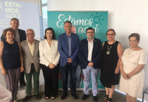 Foto de familia de la campaña 'Estamos aquí'