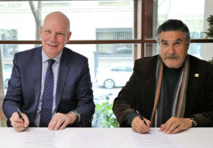 Olivier Ricq (Arkopharma) y José María Llisterri (Semergen)