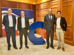 Juan Antonio Pérez, Santiago Artiaga, Alfonso Roquero y Marc Torredemer.