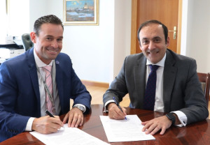 Julio Bertelotti, presidente de Acofar, y Eduardo Pastor, presidente del Grupo Cofares.