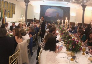 Un momento de la cena organizada por COF Badajoz