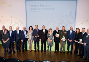 Foto de familia de los Premios Panorama