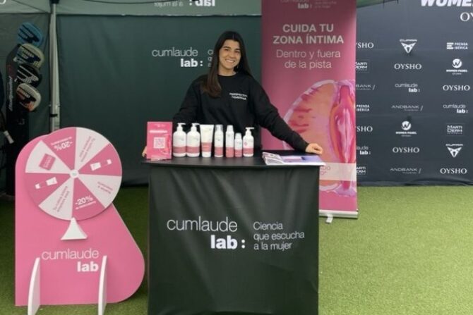 Cumlaude Lab se une a Women Padel Oysho para impulsar el bienestar femenino