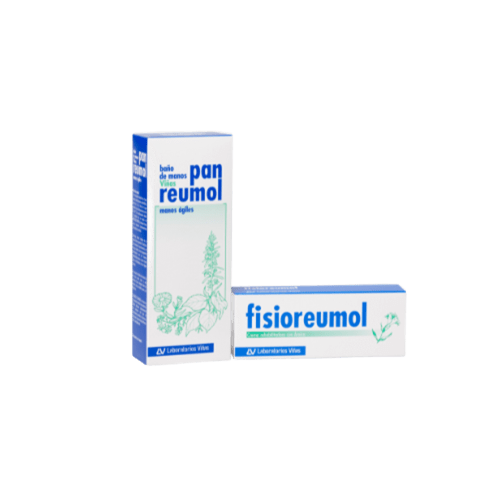 Combinación de calor local y masaje con Pan-Reumol y Fisioreumol bienestar para las extremidades