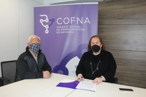 Fotografía firma convenio COFNA-GERNA