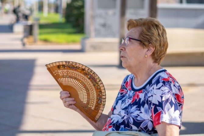 golpe de calor en personas mayores